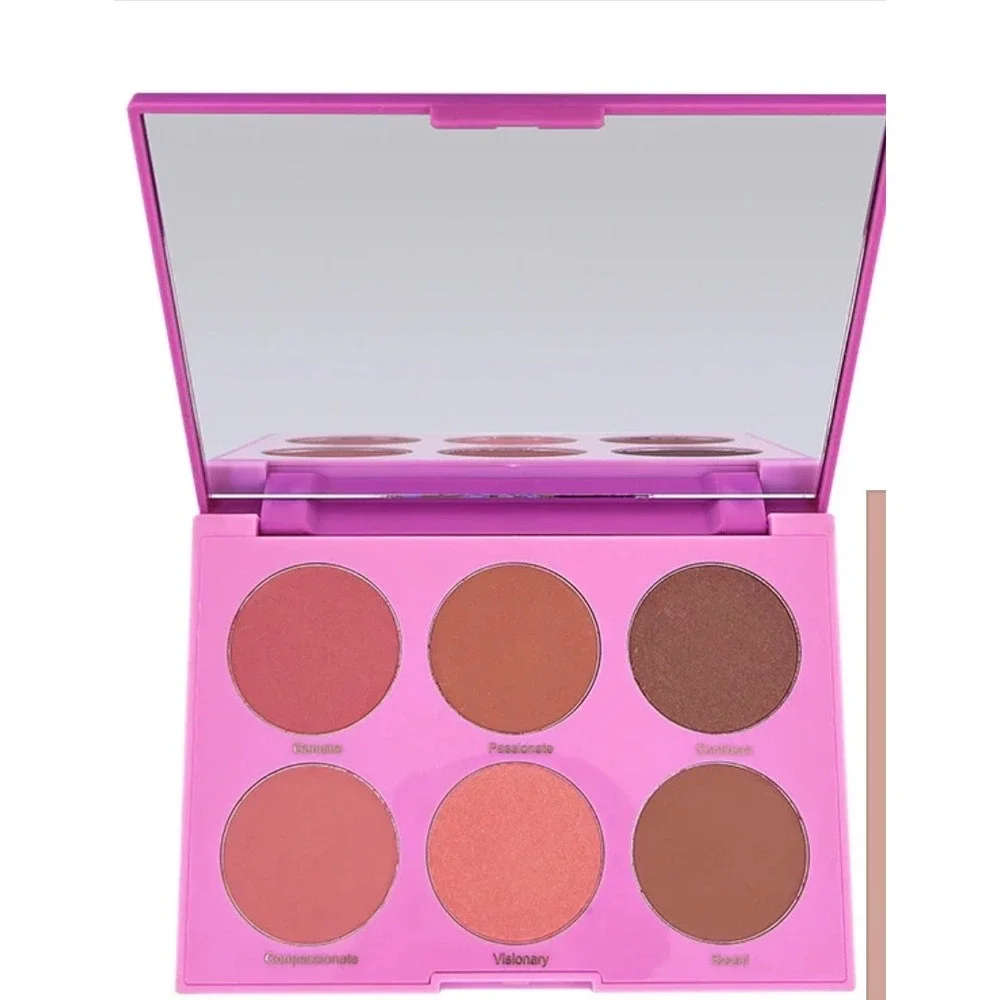 RealHer You Are Brilliant Pro Blush‎ Palette 6 Shades Cruelty Free New